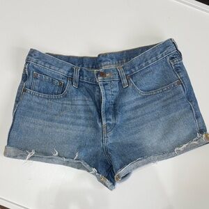 Classic Blue Denim Women's Shorts